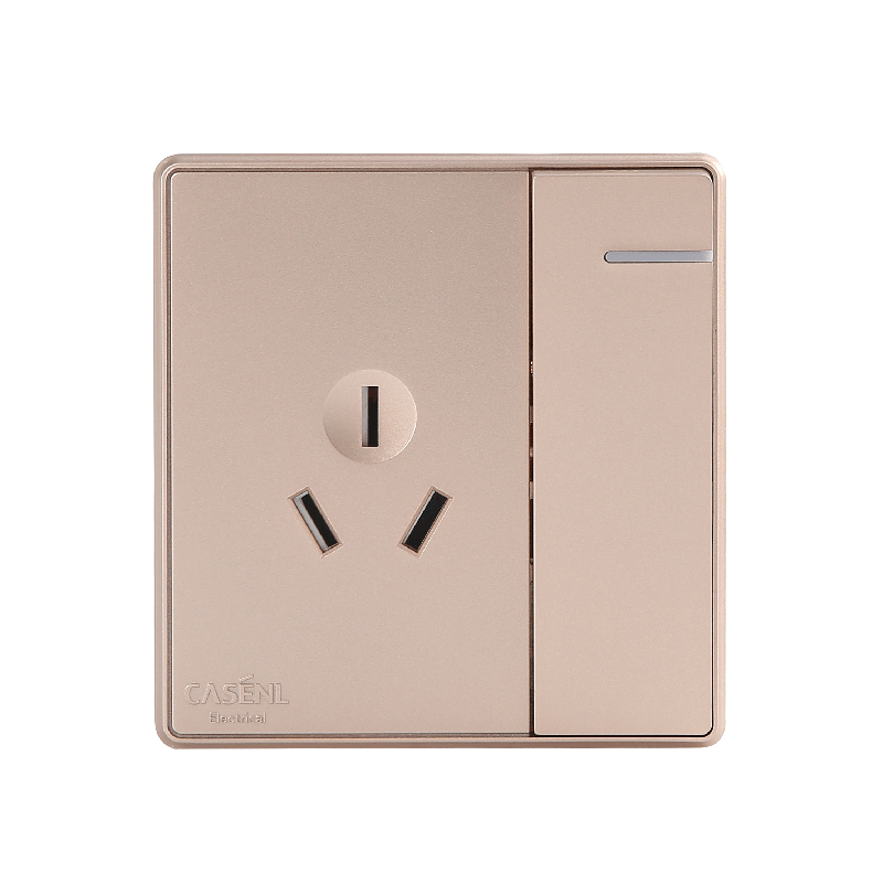 开关16A三扁插座