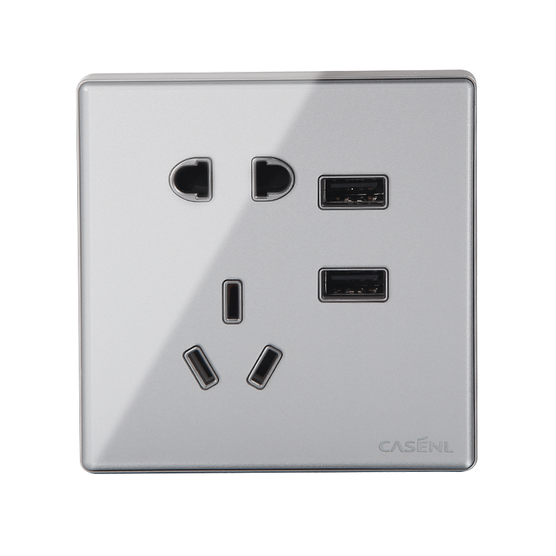 A15 USB+二三插